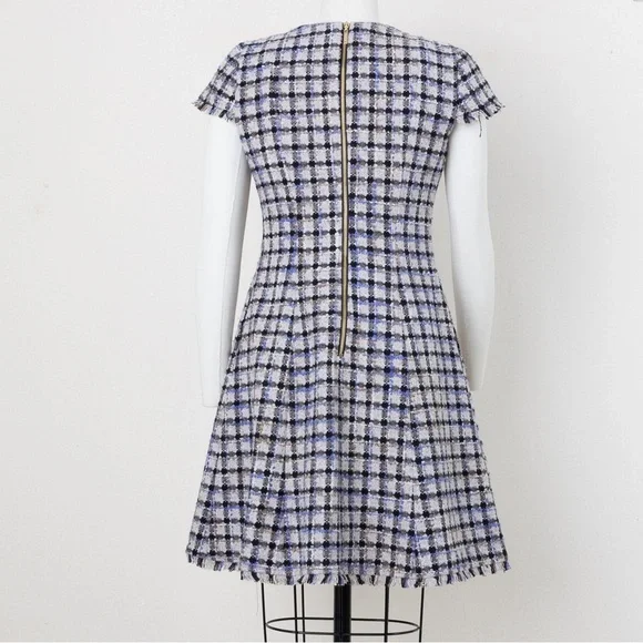 Eliza J Plaid Tweed Dress - Picture 6 of 6